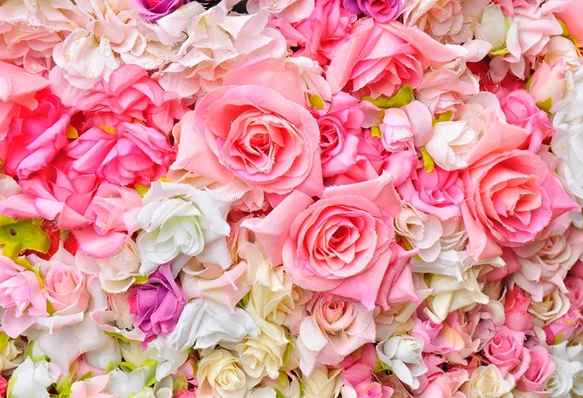 

Rose flower photographic backgrounds Fotografia vinyl Wedding photography backdrops for photographer studio accessories lv-707