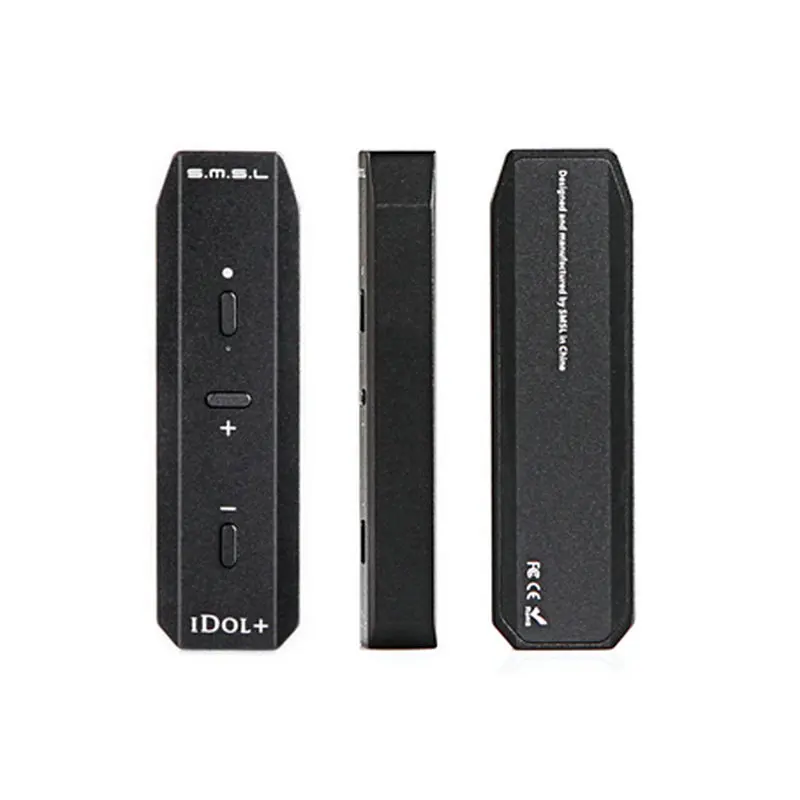 تصفية SMSL IDOL + المحمولة USB صغير الصوت DAC ومضخم سماعة الرأس Mirco USB DAC دعم OTG 24 بت/192 كيلو هرتز أسود فضي