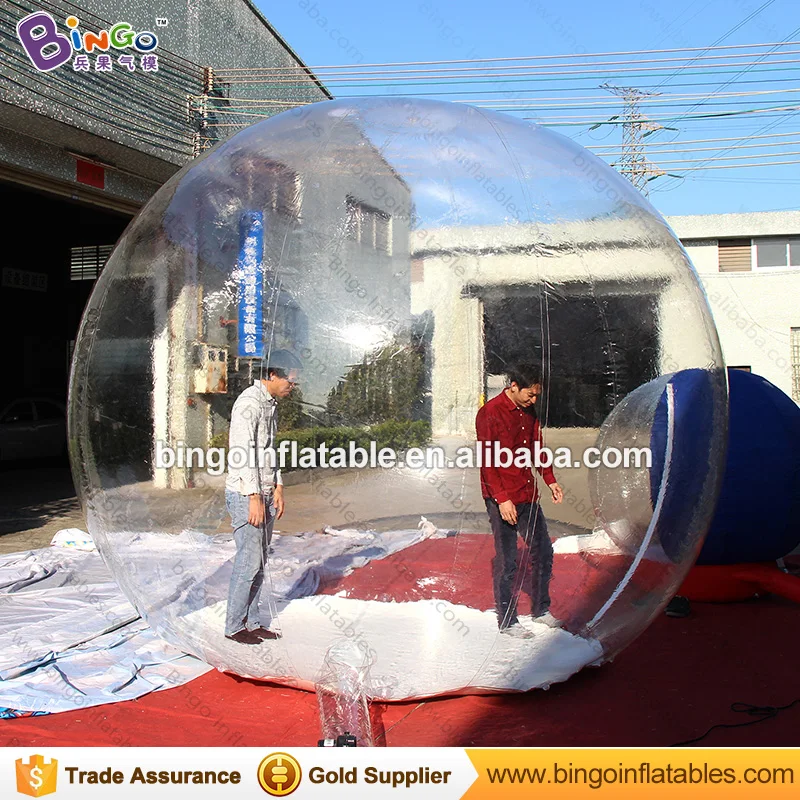 Personalized 3 Meters Inflatable Snow Globe / 10 Feet Inflatable Custom Snow Globe / Inflatable Transparent Ball Christmas Toys