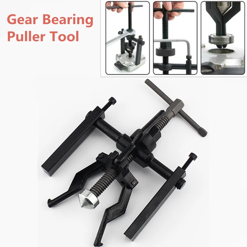 

Professional 3 Jaw Pilot Bearing Puller Bushing Gear Extractor Remover Tool for Automotive Flywheel Motorcycle Bicycle Wheel