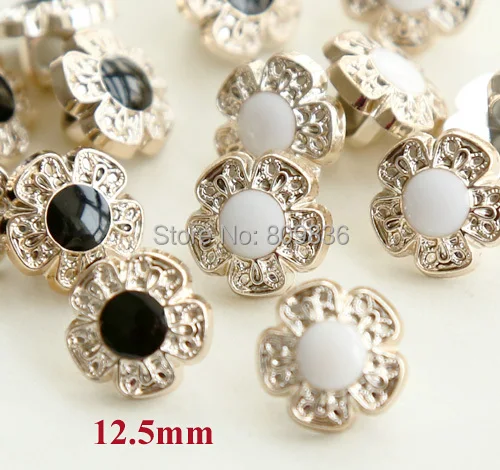 20pcs/lot Plum Blossom Shape White Oil Shirt Buttons Sewing Button Apparel Sewing Accessories(SS-154-549)