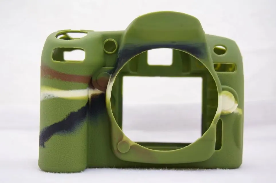 لينة سيليكون المطاط كاميرا واقية غطاء الجسم حافظة جلدية لنيكون D7000 D610 D600 حقيبة كاميرا