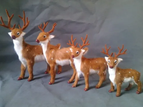 

simulation sika deer model,polyethylene&furs deer prop.home decoration toy Xmas gift w4148