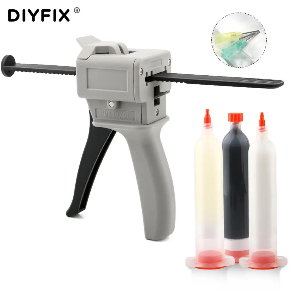 

Phone Repair Tools Set Single PUR Glue with Liquid Glue Dispensing Gun Middle Frame Bracket Back Cover Glue PUR Rework Cold Gel