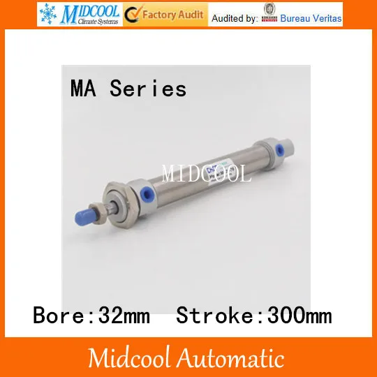 

Mini air cylinder MA32-300 stainless steel bore 32mm stroke 300mm double acting small pneumatic cylinder