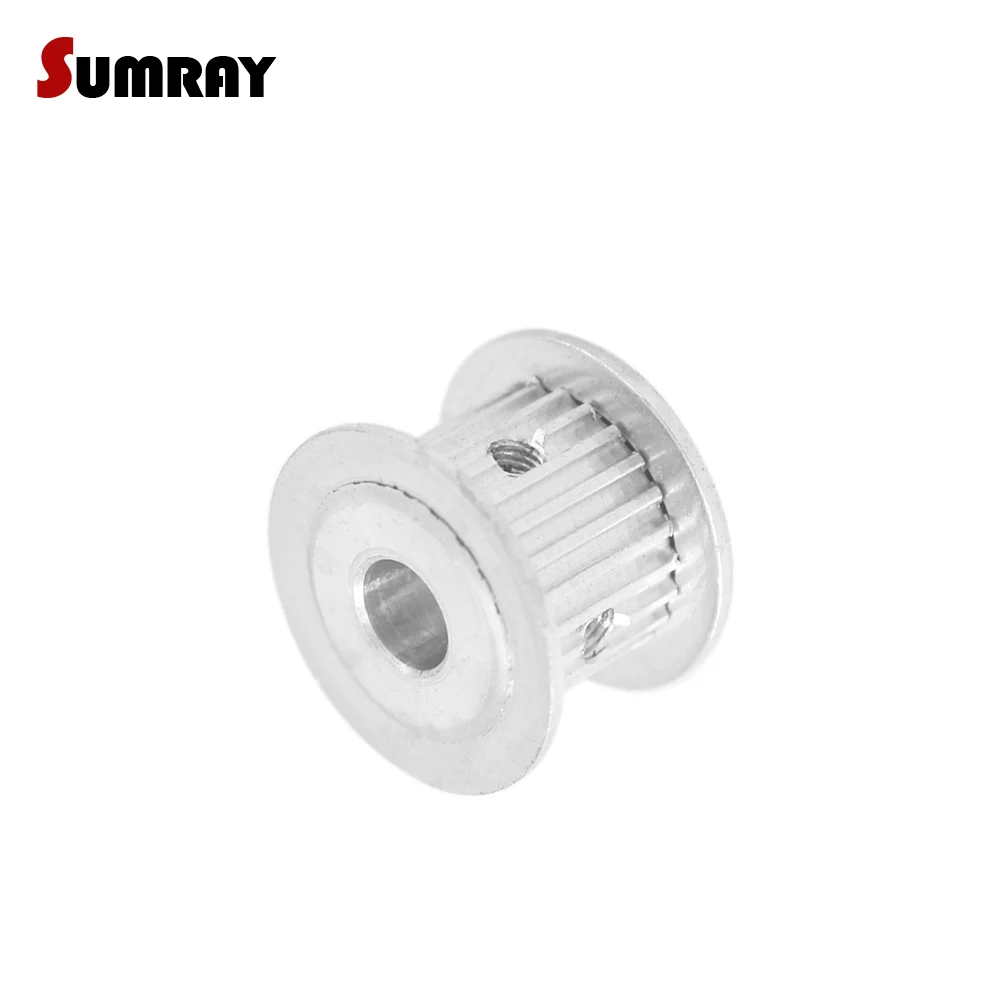 SUMRAY 3M 20T Timing Pulley 5/6/6.35/7/8/10mm Inner Bore Gear Belt Pulley 11mm Belt Width Pulley Wheel for Engraving Machine