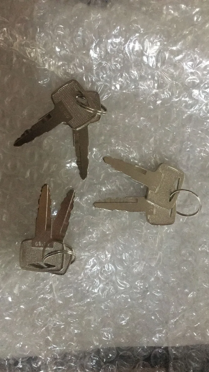 6pcs for Mitsubishi Keys will fit CAT Forklift, Starter Ignition Key #A5160 Keys