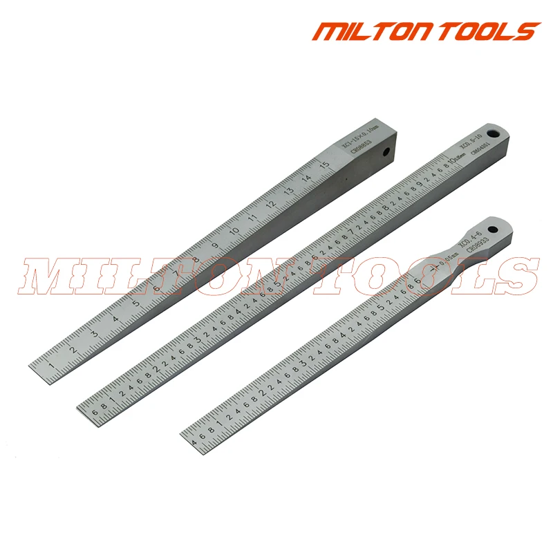 1-15mm 0.5-10mm 0.4-6mm Wedge Feeler Gauge Crack Flatness Layout Insert Wedge Gauge Welding Taper Measure Tool Caliper