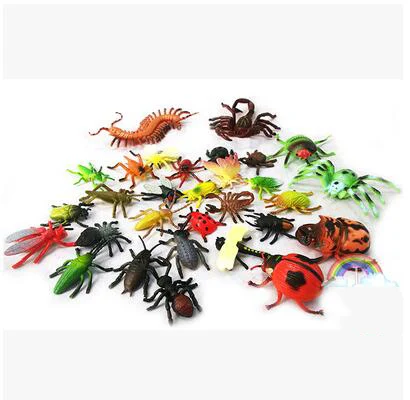 

Early Childhood CognitiveToys Plastic Material Insect Model Sets The centipede / spiders / beetle...30pcs/a lot TT-1602