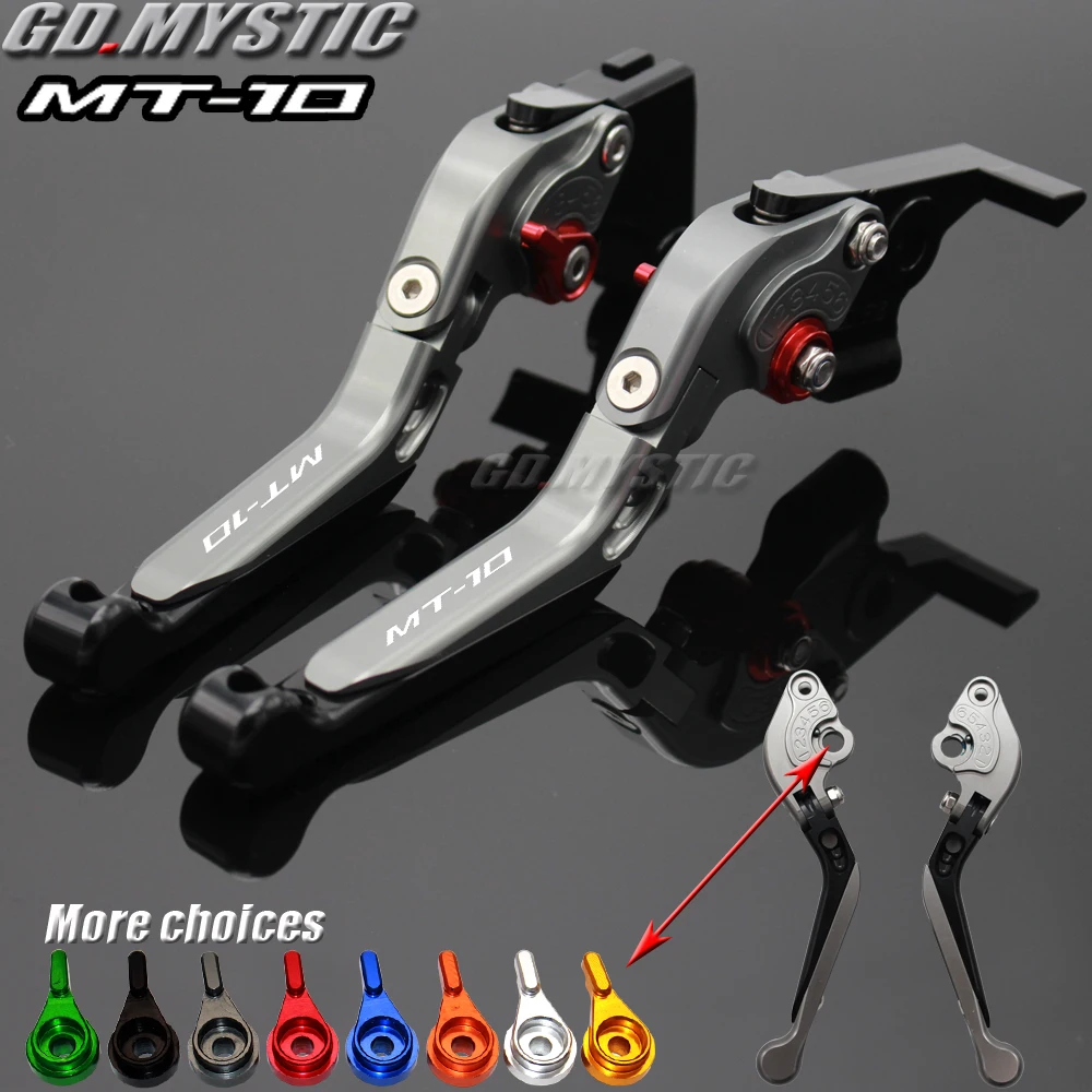 For YAMAHA MT-10 MT 10 FZ-10 FZ10 MT10 2015-2017 2018 Motorcycle Accessories Folding Extendable Brake Clutch Levers