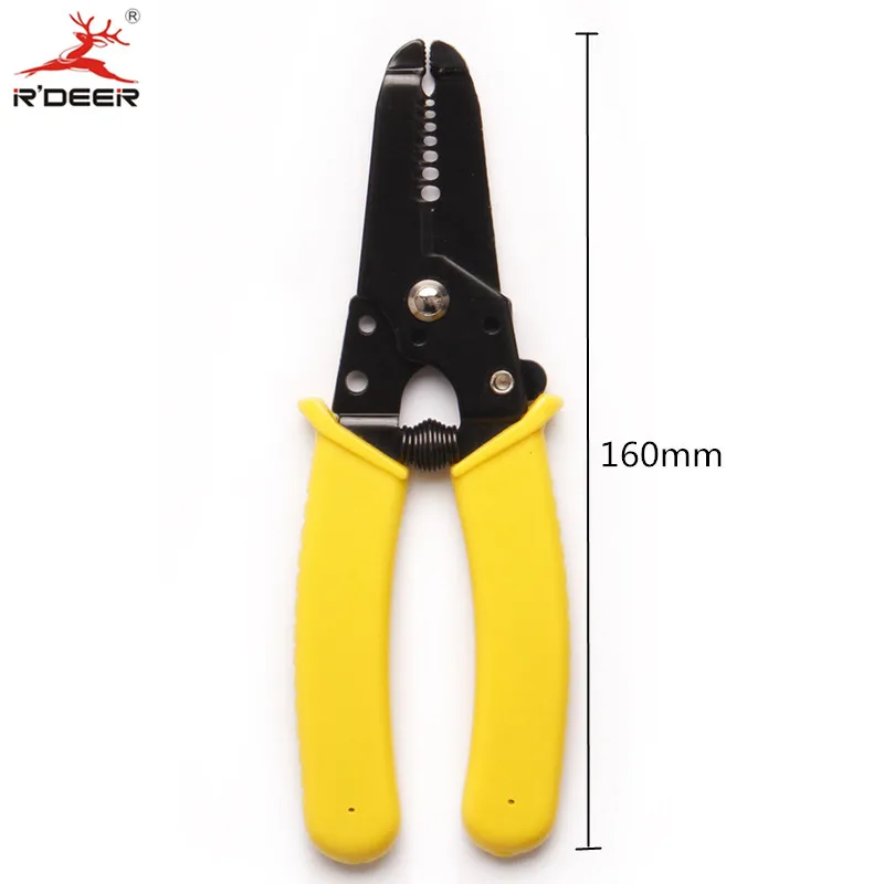 RDEER Wire Stripper AWG Single Wire Sizes 10/12/14/16/18/20/22 Cutting Edge Cable Automatic Wire Stripper Hand Tools