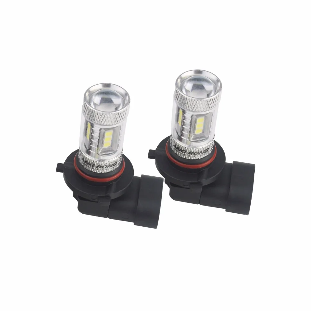 ANGRONG 2x 15 SMD 2835 LED 9006 HB4 Bulb High Power 15W LED Fog Lamp Daytime Light DRL White(CA263x2)