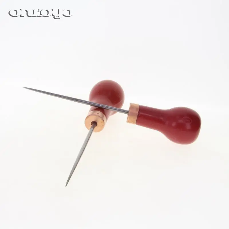 Awls One Thousand Wooden Handle Awl Through Single Gourd Manual Accounting Office Appliances Stitch Bookbinding Tools