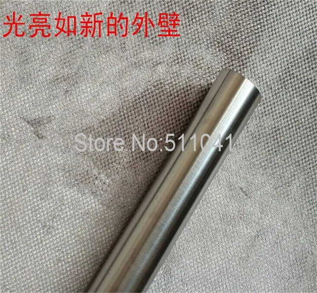 Gr5 ống titan grade5, Khả Năng Chống áp cao nhiệt độ cao ống titan, titan ống chủ đề 32*3*300, bề mặt màu đen