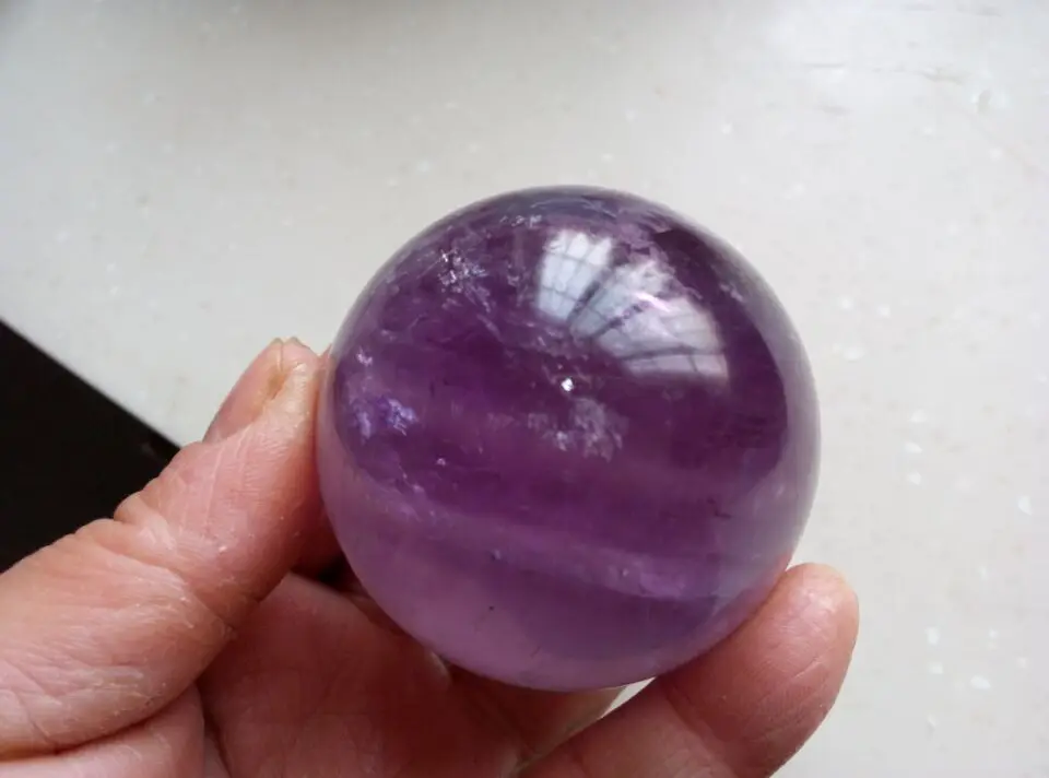 Natural Amethyst Quartz Sphere Ball 2.2