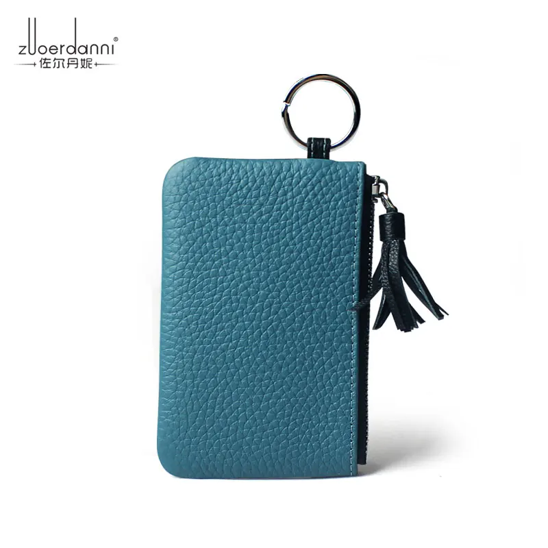 Thin zipper coin pruse women small wallet leather lady card holder female mini coin bag high quality Korean style fashion A376