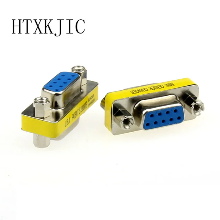 

RS232 9 Pin Female to Female Gender Changer Converter PC Extension Adapter