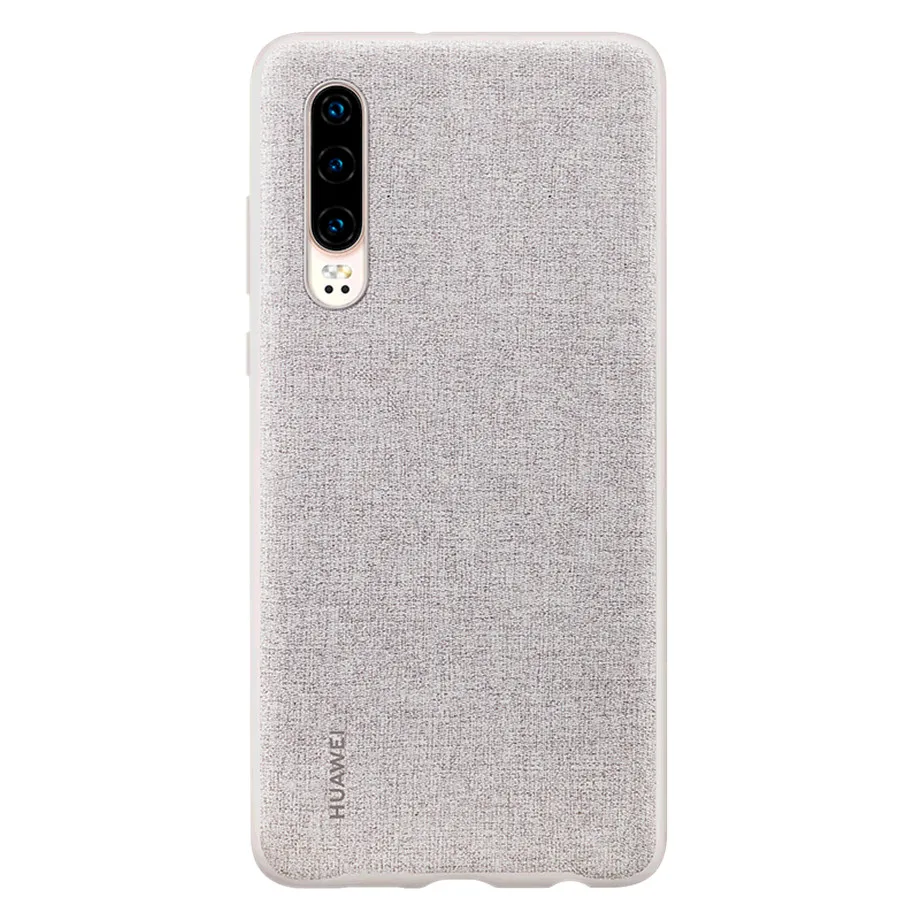 Original HUAWEI P30 Case Official Full Cover Prevents Fingerprints Microfiber Fiber Leather P30 Pro Back Cover