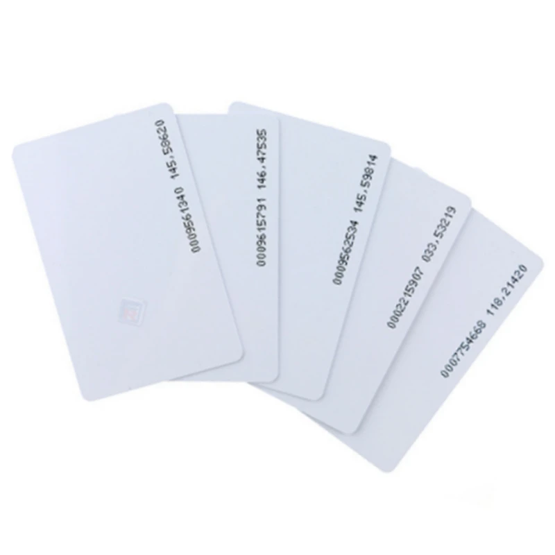 

2000pcs/lot 125Khz TK4100 RFID ID Number Blank Smart Card for inkjet printer for access control system