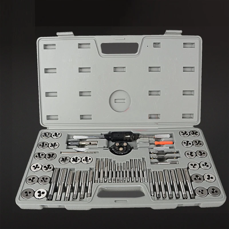 S-60 Hand Tool Set Alloy Steel Metric System Tap And Die Set Hand Tap Wrench Combination