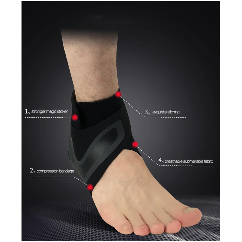 vilico 1PC Sports Ankle Brace Gym Ankle Support Gear Foot Weights Weightlifting Wraps Protector Legs Power Ankle Protector