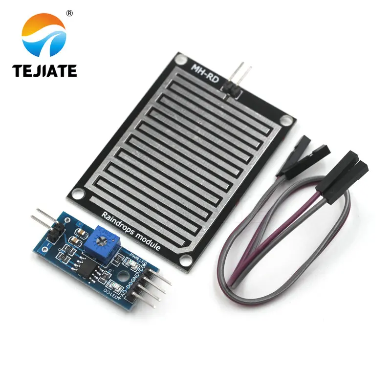 1set/lot Snow/Raindrops Detection Sensor Module Rain Weather Module Humidity TEJIATE