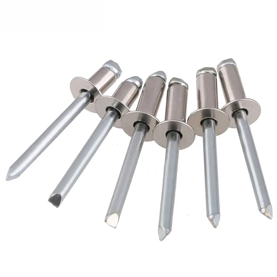 10-50Pcs M3 M3.2 M4 M5 Countersunk Head 304 Stainless Steel Blind Rivets Decorating Nails Flat Head Pop Rivets