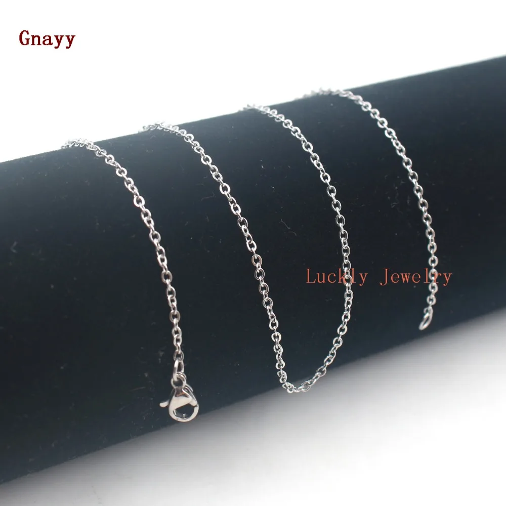 A dozen of 12pcs  Oval Rolo Chain Stainless steel Necklace  18''-28'' Thin Tiny 1.5mm for pendant