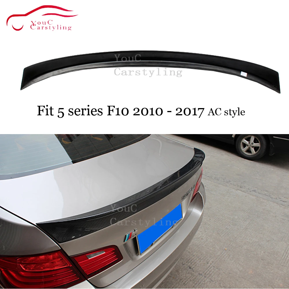 

F10 M5 AC Style Carbon Fiber Rear Trunk Lip Spoiler Rear Wing For BMW 5 Series F10 2010 - 2017 4-door Sedan 520i 528i 530i 535i