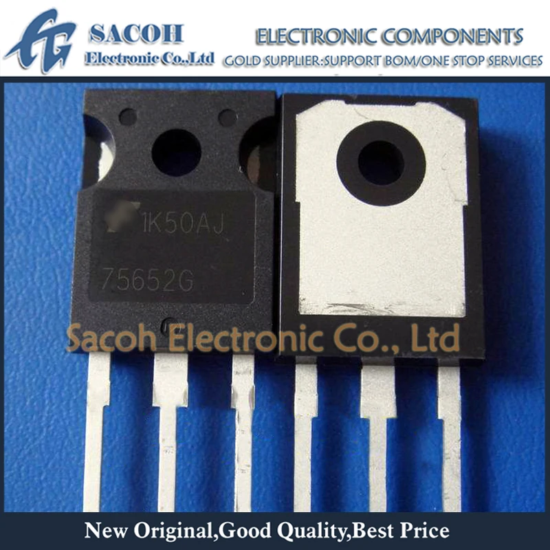 

Refurbished Original 5Pcs/Lot HUF75652G3 75652G TO-247 75A 100V Power MOSFET Transistor