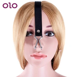 OLO Elastic Strap Silver Adult Product SM Bondage Role Playing Force Rise Nose Hook Sex Toy for Couples Unisex