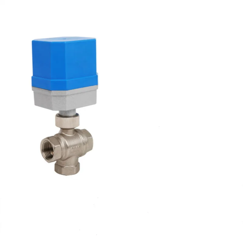 

AC220V/24V DC12V/24V 3 way motorized ball valve Solar electric ball valve brass electric ball valve DN15 DN20