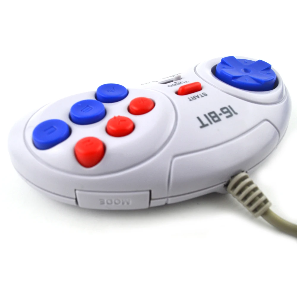 NEW Game controller for SEGA Genesis for 16 bit handle Gamepad for MD Game Accessories Bring turbo and slow function fast ship