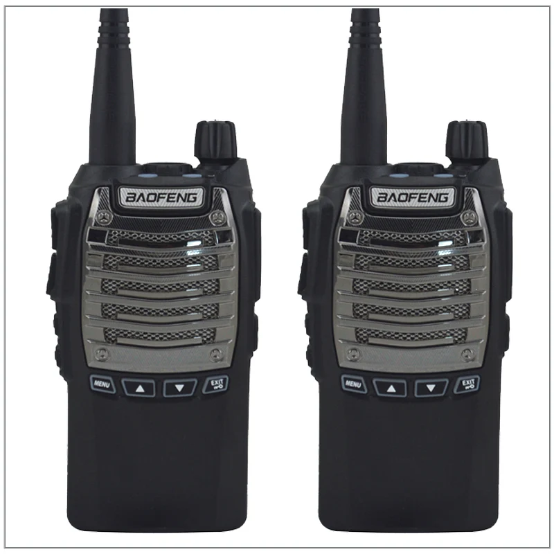 Baofeng-walkie-talkie de UV-8D, transceptor de Radio UHF Ham, 5 vatios, 16 canales, FM, portátil, bidireccional, 2 unidades por lote