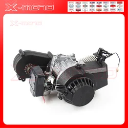 Black 49cc engine with gearbox of mini dirt bike off road bike for kids moto brand name KXD LIYA HIGHPER