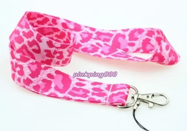 Lot 20 Pcs Leopard Print Lanyards Straps Phone,ID Card,Key