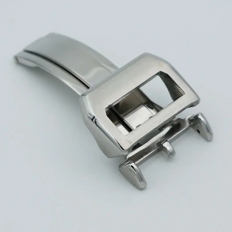 MAIKES High Quality 316L Stainless Steel Watch Folding Clasp 18mm Watch Band Strap Buckle For IWC Watch