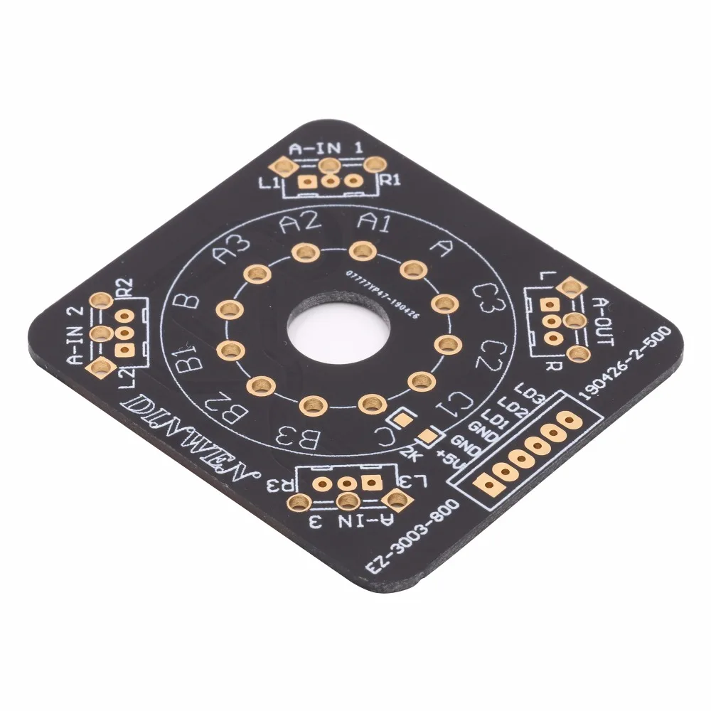 لوحة دارات مطبوعة ل EIZZ 3 طريقة 3 مواقف مفتاح دوار مصدر إشارة محدد على الوجهين الذهب هطول الأمطار التكنولوجيا ل Hifi أمبير لتقوم بها بنفسك