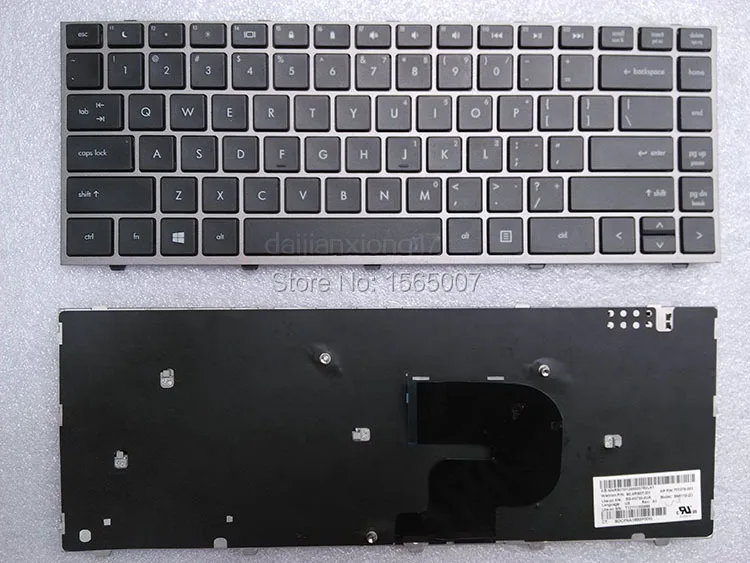 

For HP ProBook 4340S 4341S 4345S 4346S original laptop US keyboard US keyboard with border