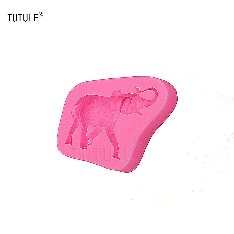 Gadgets - Elephant Flexible Silicone Mold for Polymer Clay Resin Soap Wax Plaster Paper, Metal Cabochons, Jewelry-Mold