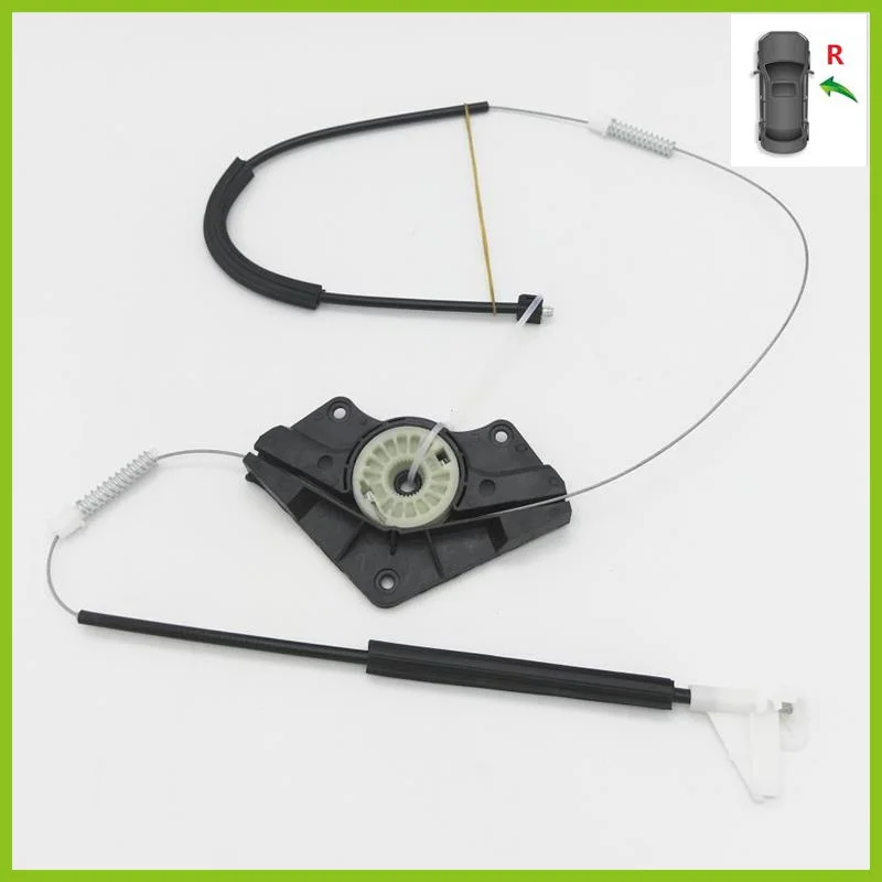 Front Right Side For Skoda Octavia A4 MK1 1997 1998 1999 2000 2001 2002 2003 2004 2005 2006 -2011 Window Regulator Repair Kit