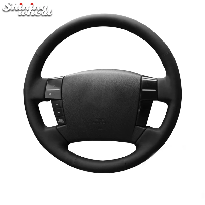 

Shining wheat Genuine Leather Car Steering Wheel Cover for Old Toyota MARK X REIZ