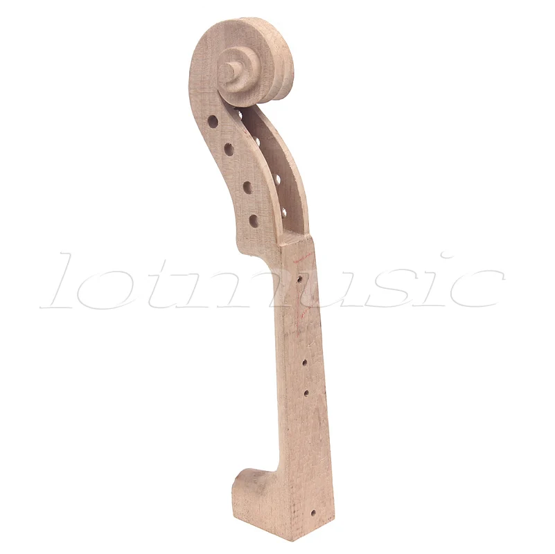 Maple Wood Violin Neck Hand Carved For 1/2 3/4 4/4 Size Violin Neck Parts Accessories