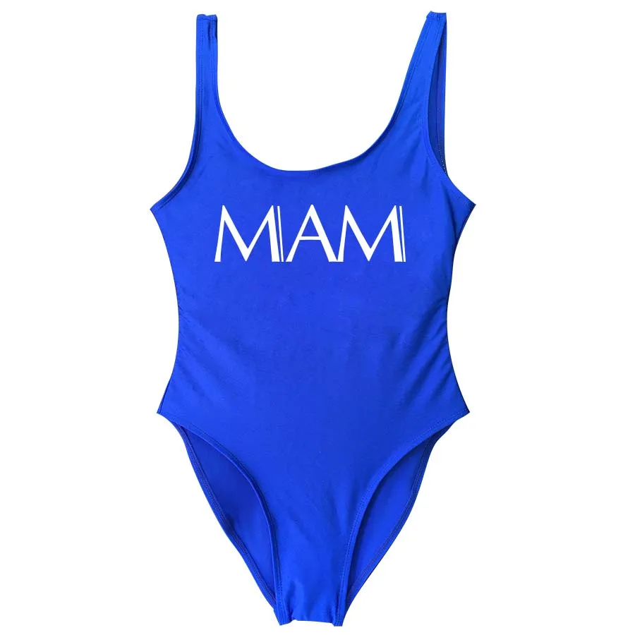 MIAMI  plus size swimwear Women One Piece Swimsuit Backless Lining Solid Bathingsuit for girls monokini bikini One-piece