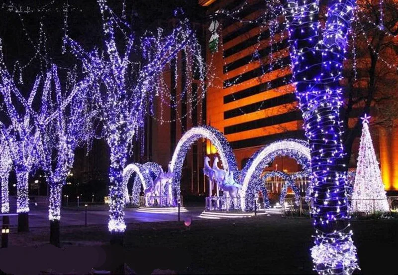 Novelty 600 Leds 100M Flasher String Lighting For Outdoor/ Indoor Wedding Party Christmas Tree Twinkle Fairy Decoration Lights