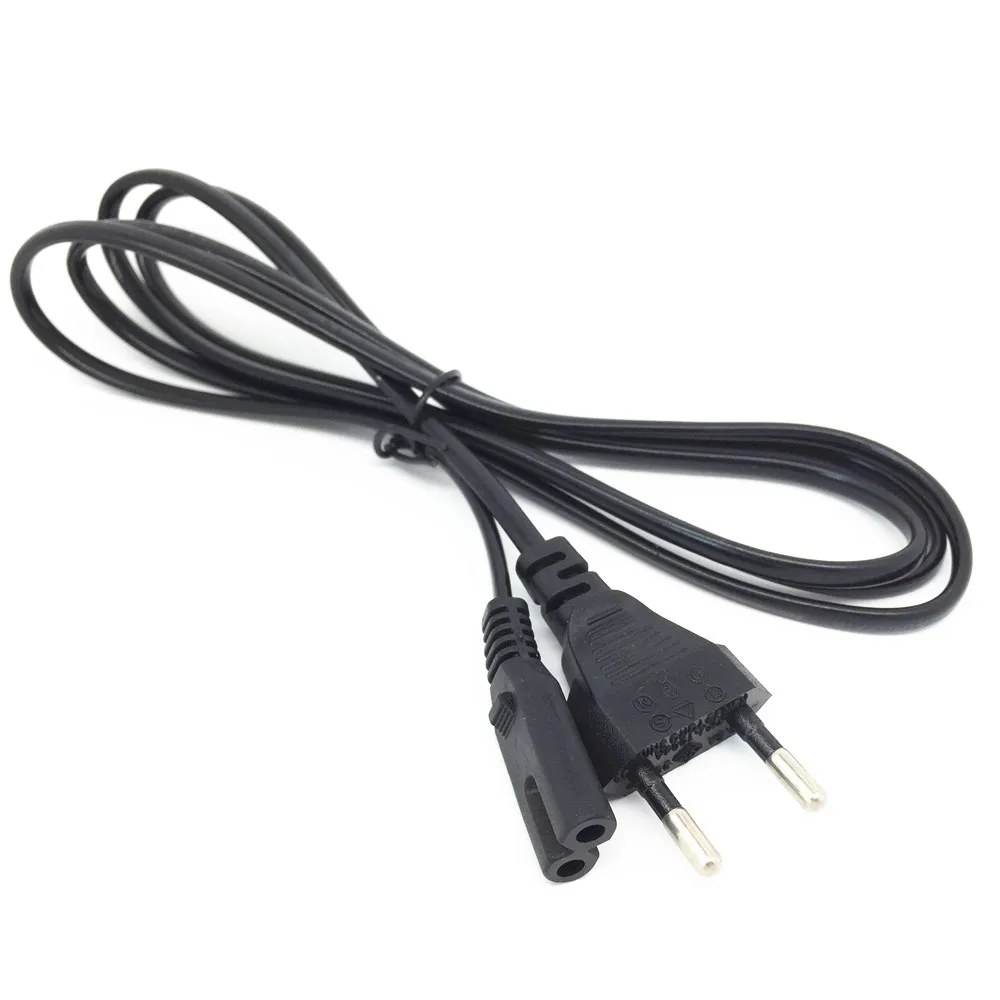 EU/US Plug 2-Prong AC Power Cord Cable Lead FOR GE Camera Battery Charger AC Adapter