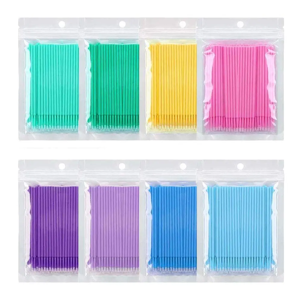 300 ชิ้น/แพ็คทนทาน Micro Disposable Eyelash EXTENSION แต่งหน้าแปรง Applicators ส่วนบุคคลมาสคาร่าเครื่องมือถอด Swabs