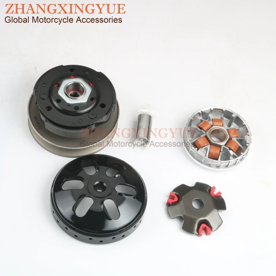 Scooter high quality Clutch Kit &Variator & 669 Belt for LONGBO LB50QT-6/22 50cc GY6 139QMB/QMA 4-stroke 10 inch