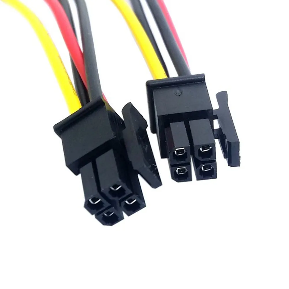 10pcs/lote ATX Molex Micro Ajuste Conector 4Pin Macho para Macho Cabo de Alimentacao 60 cm