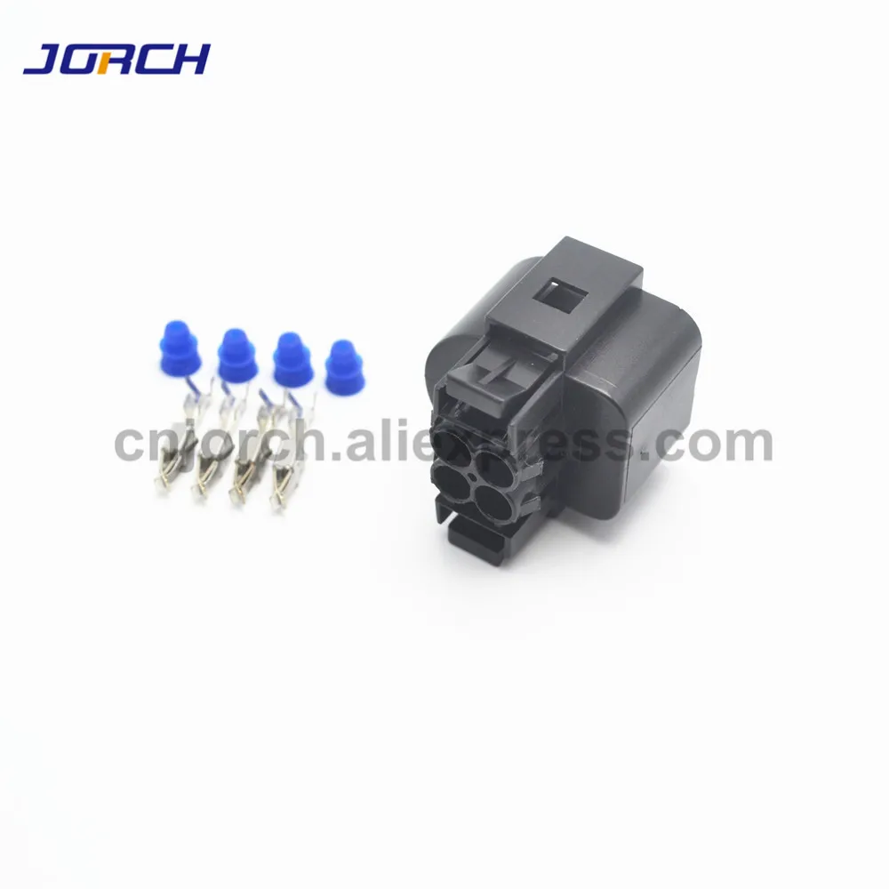 5sets 4pin auto waterproof housing plug 1H0973734 wiring harness cable connector 1H0 973 734